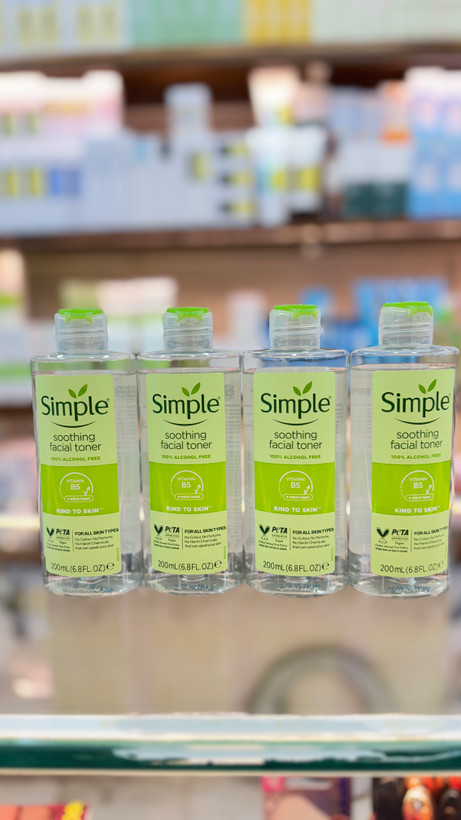 تونر صورت مدل انواع پوست برند سیمپل