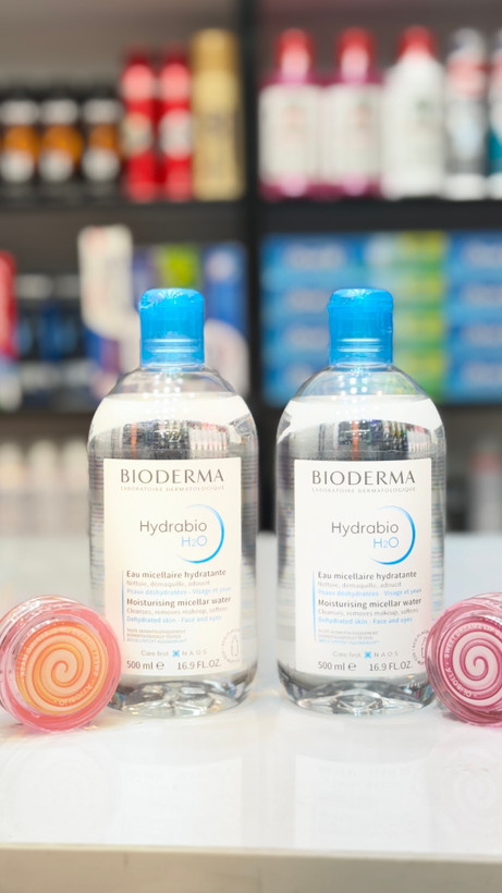 میسلار واتر آبی Hydrabio H2O بایودرما | پاککننده و آبرسان پوست خشک